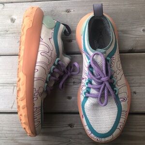 Women's 8 Allbirds Trail Hiking Runners SWT Running Printed Lace Up Shoes